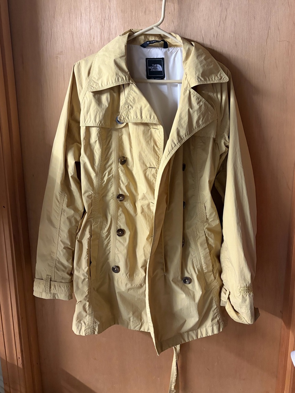 The North Face Yellow Trench Coat